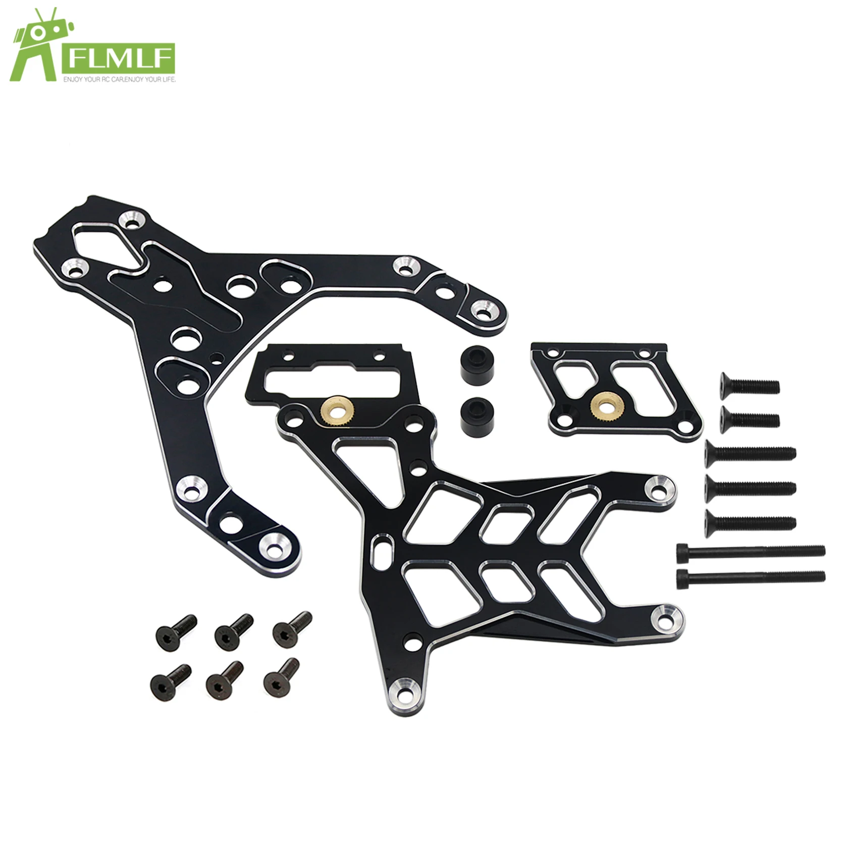 Alloy CNC Thickened Rear or Front Upper Connecting Plate Set for 1/5 HPI ROFUN BAHA ROVAN KM BAJA 5B 5T 5SC Rc Car Toy Parts