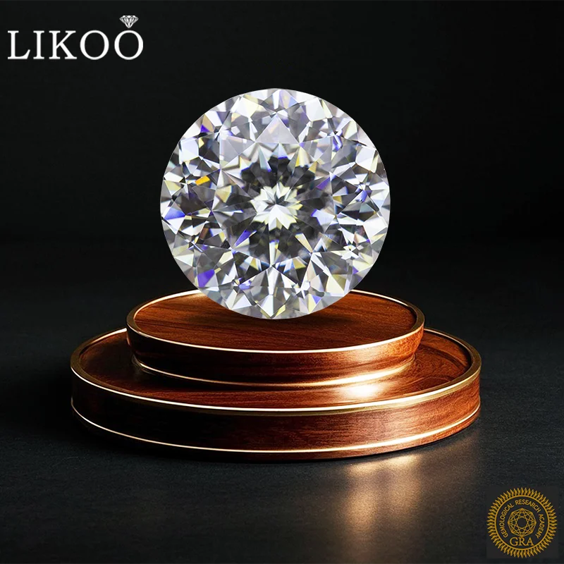 

Новый D-цвет сливы огранки круглой формы муассанит свободный камень лабораторные бриллианты 0,5-5,0 карата тестер положительных пропуска с сертификатом GRA