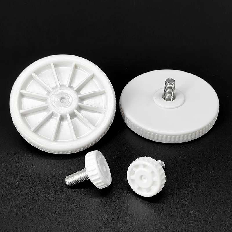 البلاستيك قابل للتعديل التسوية قدم M6 M8 M10 المضادة للاهتزاز الأثاث منصات المسمار في كرسي الجدول الساق قبعات المضادة للانزلاق الطابق حامي