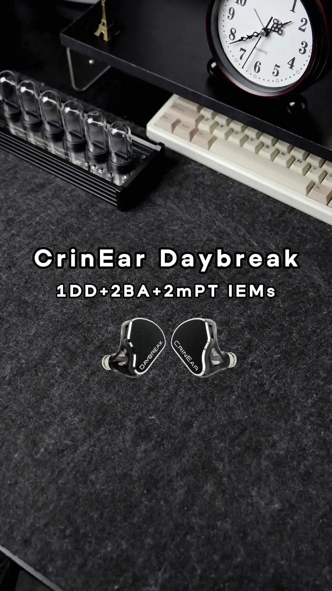CrinEar Daybreak 1DD+2BA+2MPT インイヤーヘッドホン