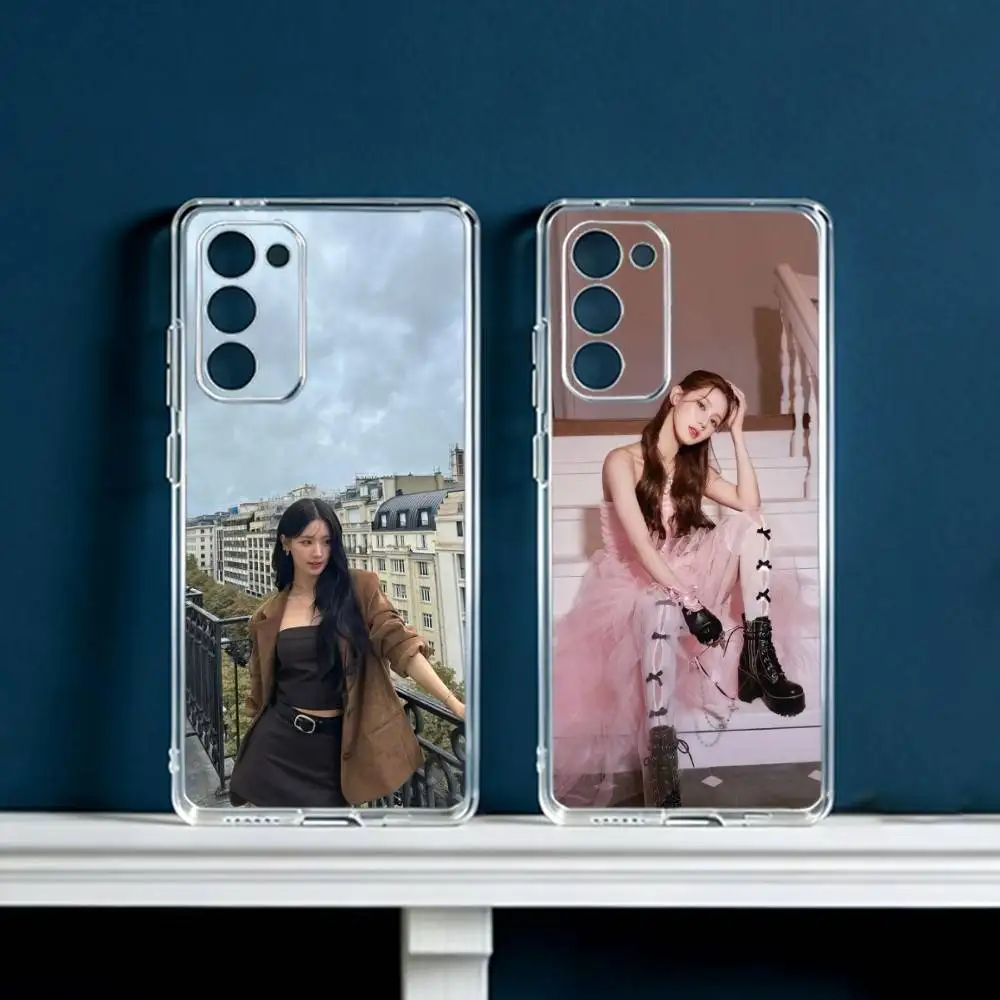 

A-Ahri N-Noodle Phone Case For Samsung Galaxy S24 S25 S23 S22 S21 Plus S24 S25 Transparent Cover Case