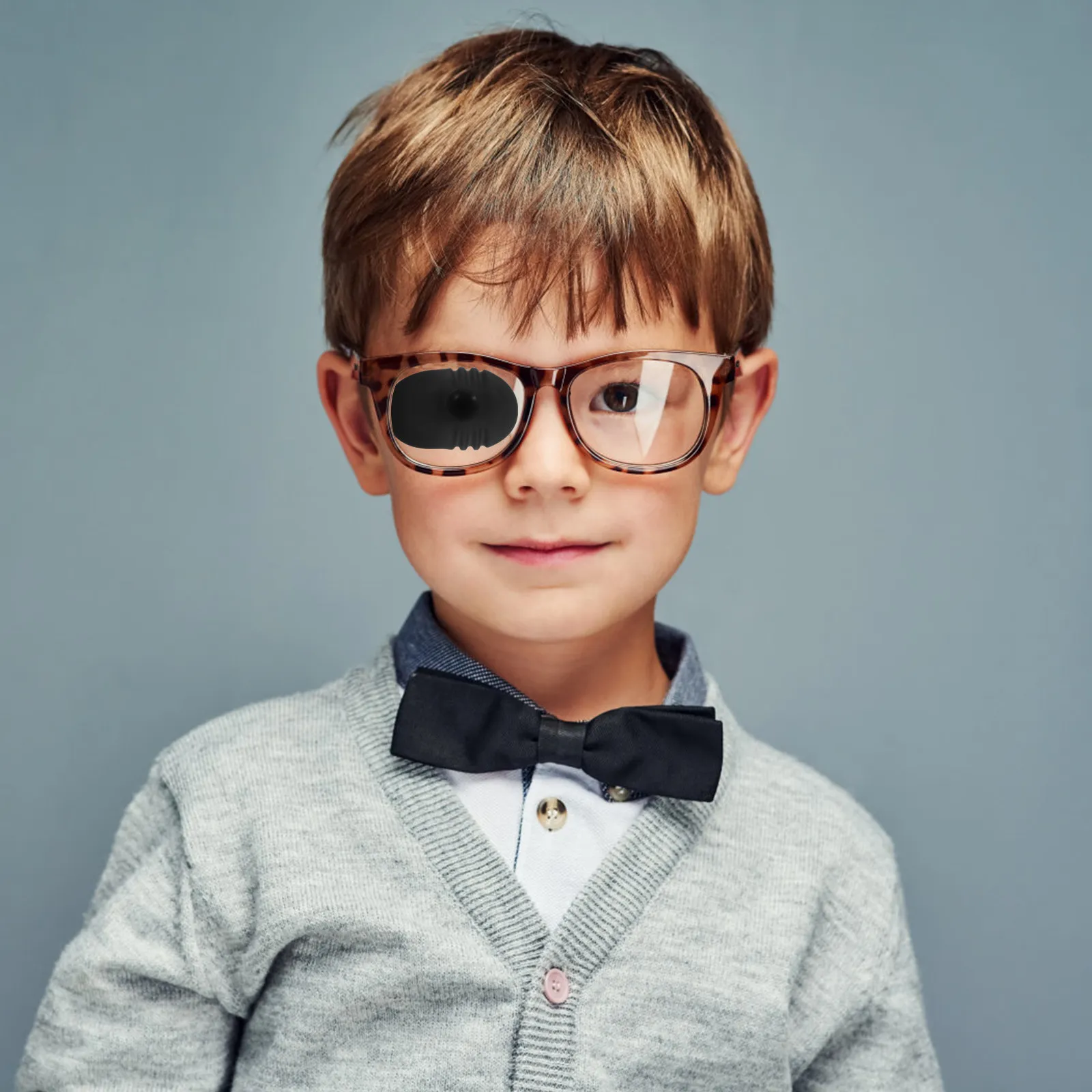 

1Pcs Silicone Sucker Kids Eye Patch Soft Comfortable Skin-Friendly Easy Clean Amblyopia Light Blocking Eye Pad Protective