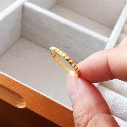Stainless Steel Ring Minimalist Rivet Light Luxury Elegant Fashion Couple Rings For Women Jewelry Wedding Trendy Fine Gifts 2023