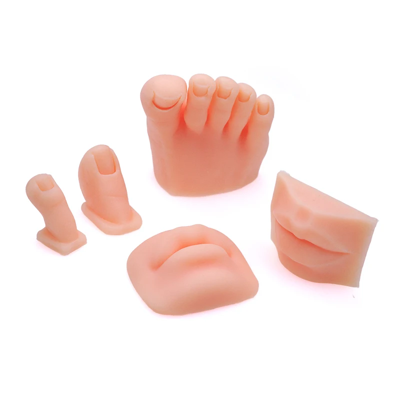 1PCS Thickened Silicone Lips Model Simulation Artificial Practice Skin For Permanent Makeup Piercing Training Tattoo Tools
