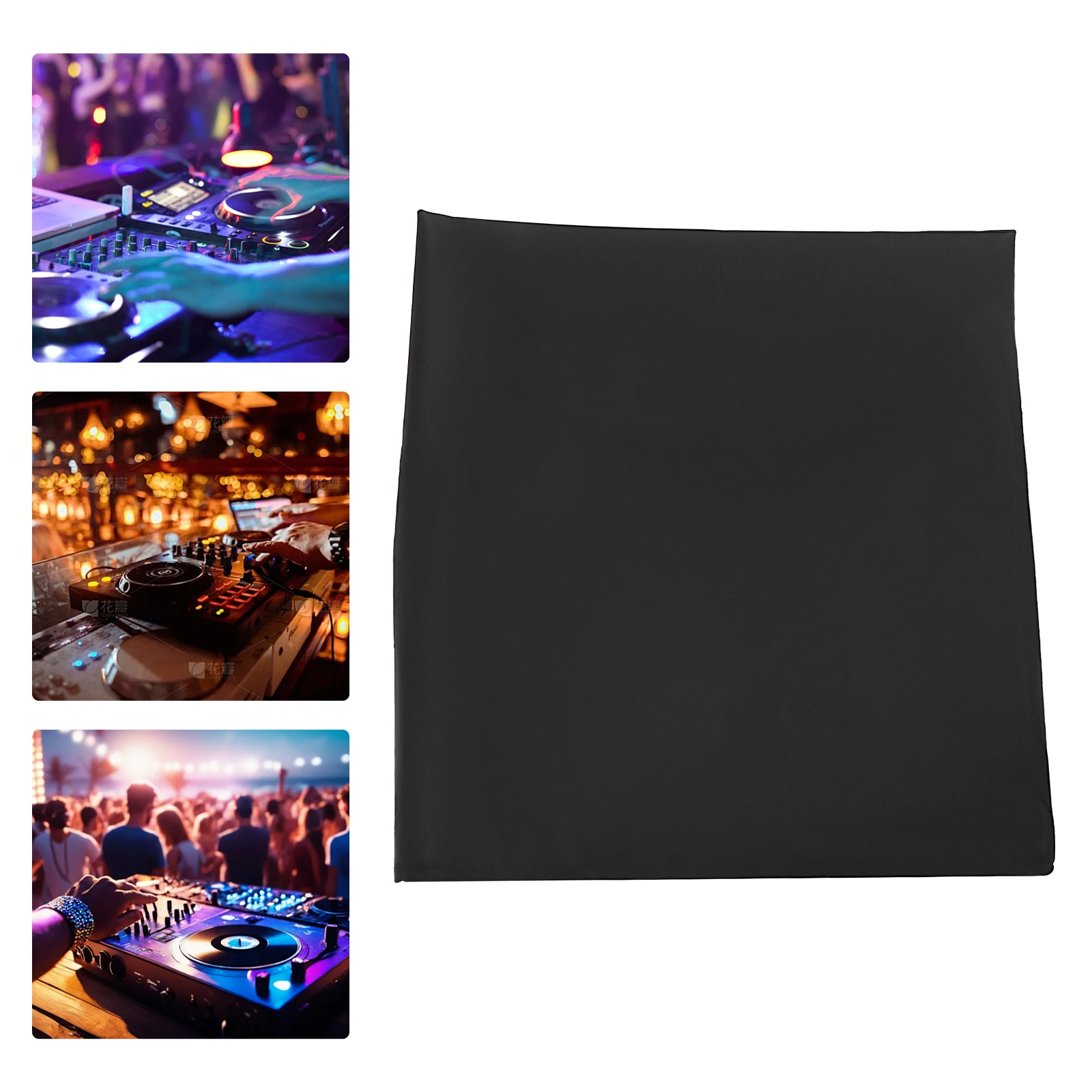 

Black DJ Display Stand Scrim(Oxford Cloth) - Tear-Resistant&Waterproof/Sunproof, 47.623.645.3In Product Size, Long Service Life