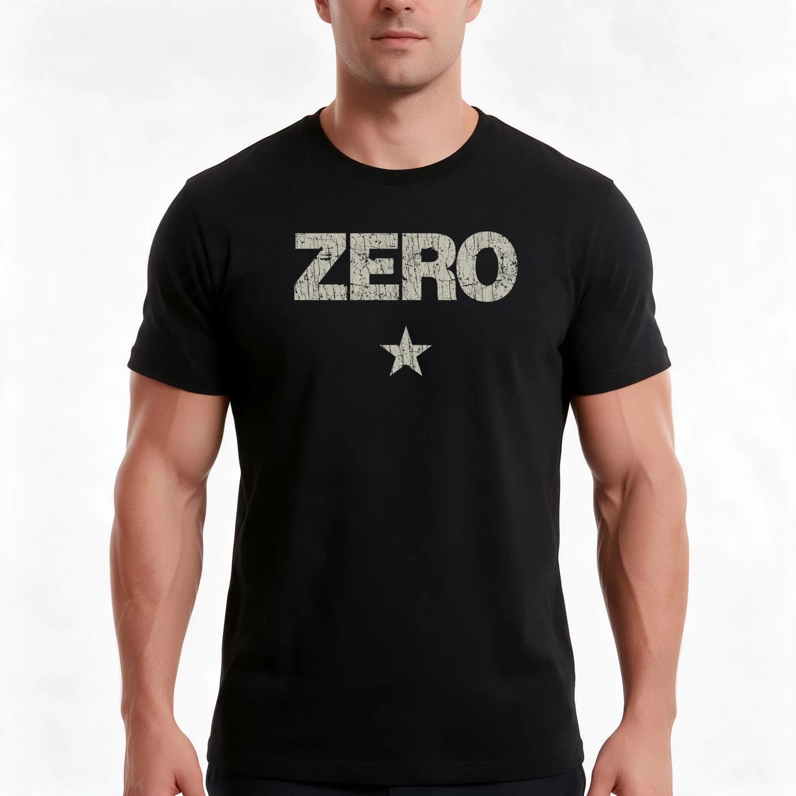 Bullet Star Zero 1995 T-Shirt, Summer Casual Cotton Tee, Oversized Streetwear Tops, Vintage Graphic Print, Unisex Men Women