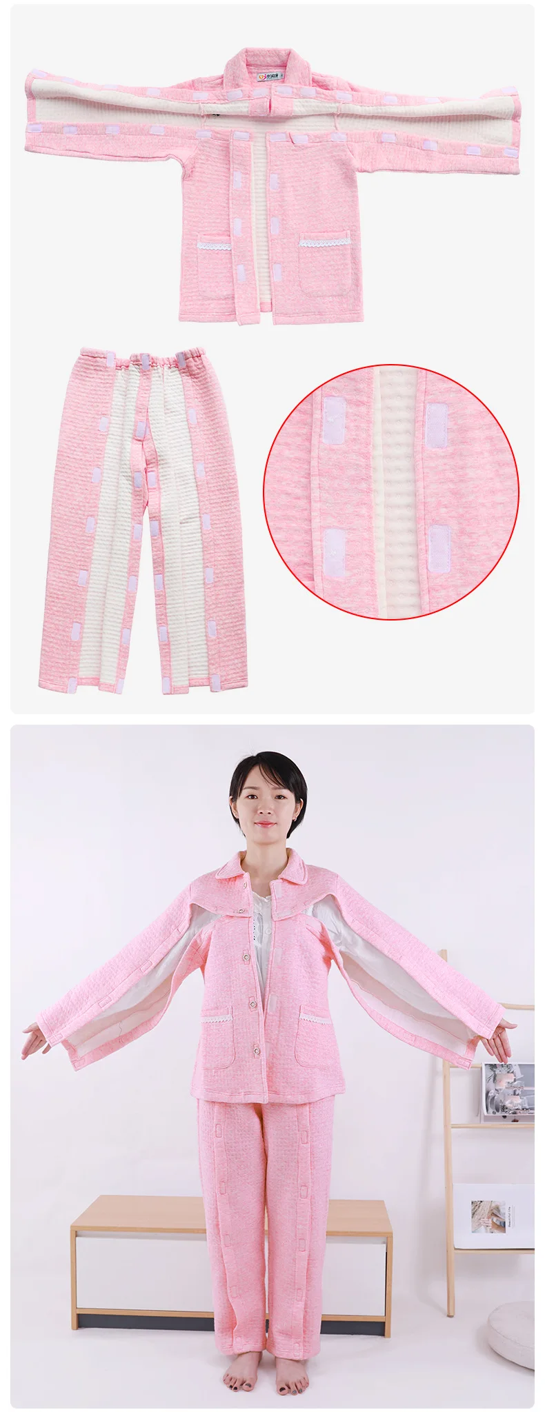 شتاء دافئ مع تصميم سهل التركيب لكسور طريح الفراش، استخدام المستشفى بعد العملية المريحة على المدى الطويل #6