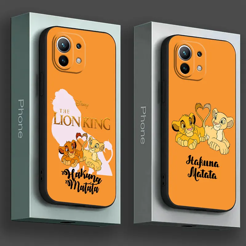 The Lion King HAKUNA MATATA Phone Case For Xiaomi 14T 13T 12T 11T 10T 14 Pro Mi 11 Lite Poco X3 X4 X5 X6 M5 F5 F6 Pro Soft Cover