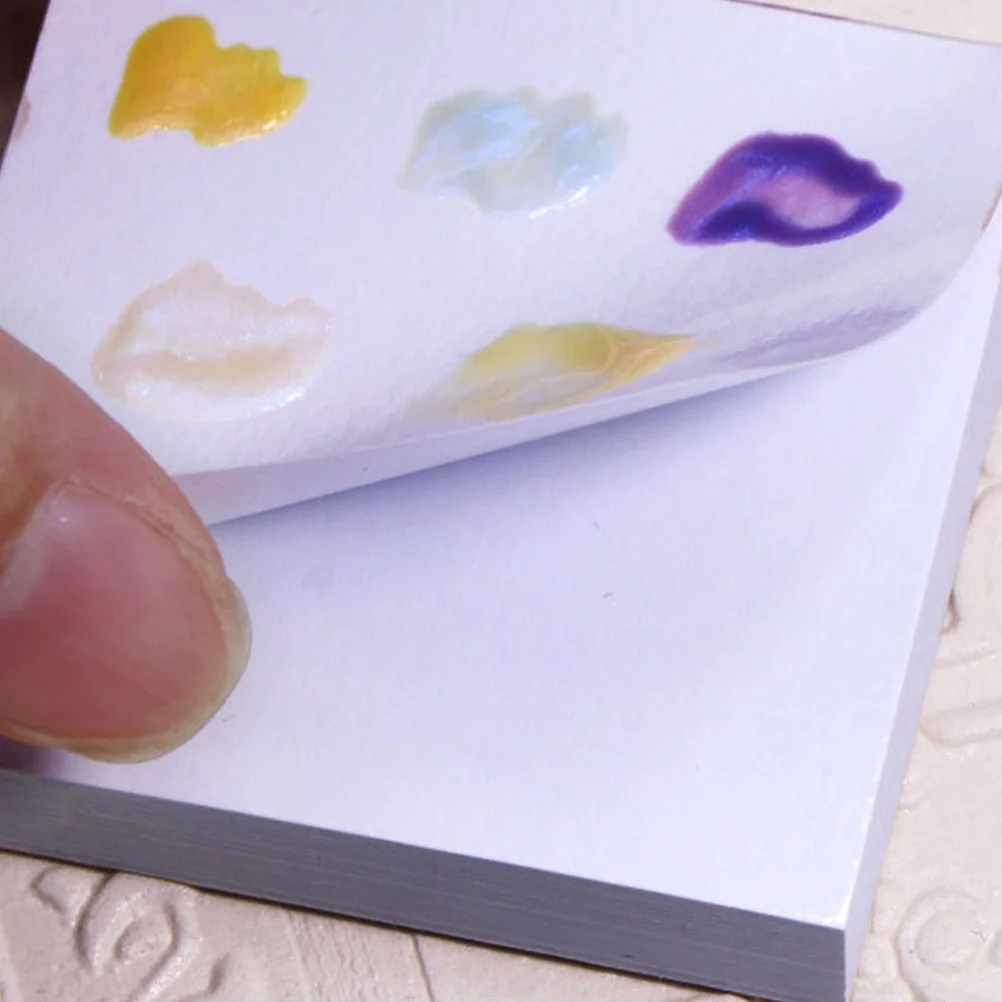 

100Pcs Disposable Nail Art Palettes No Odor Tear Resistant Color Mixing Paper Pallets Manicure Supplies Nail Art Palettes