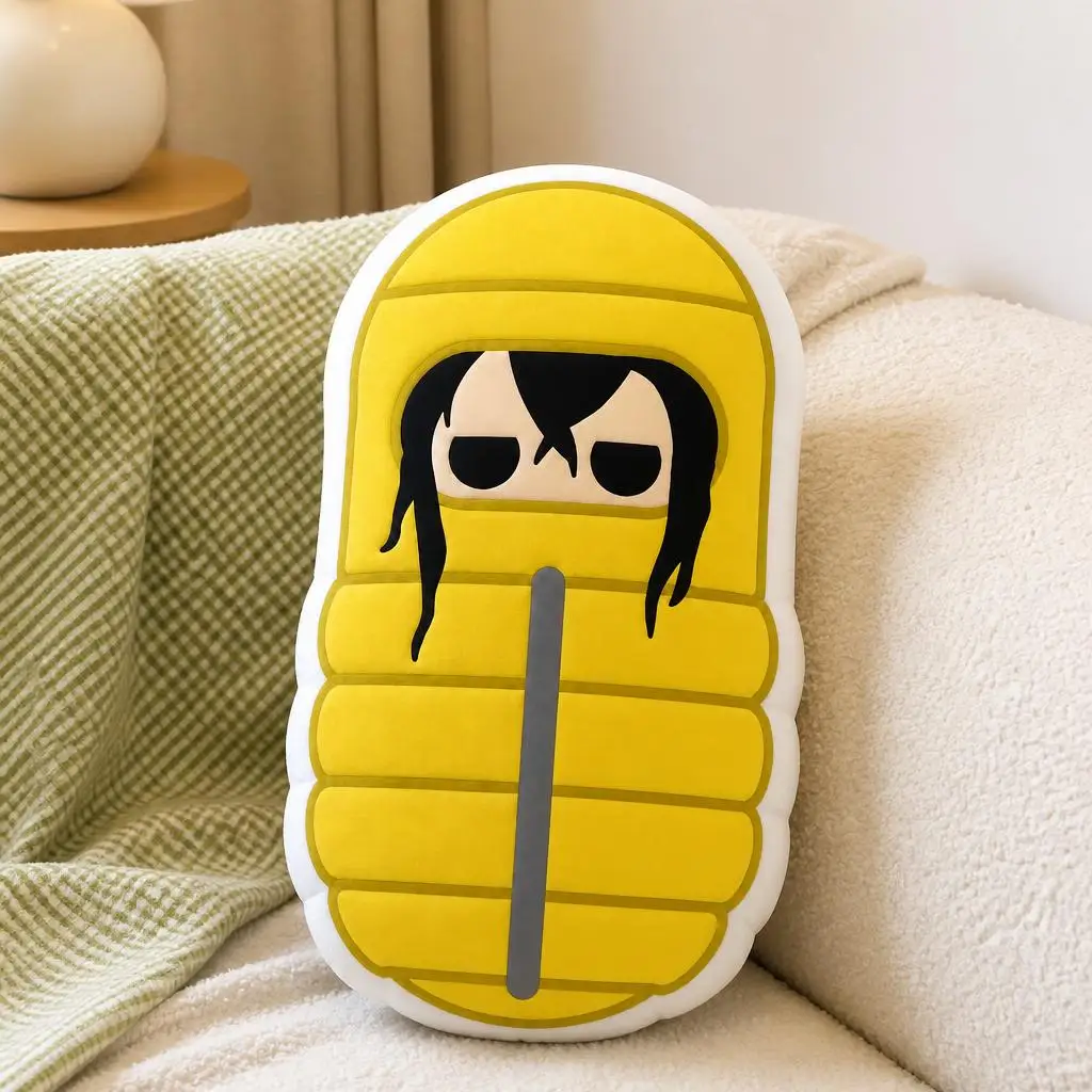 Chibi Aizawa Shota Anime sleeping Plush Pillow Cushion Irregular Stuffed Throw Pillow Home Decor Gift Sofa Bed Couch