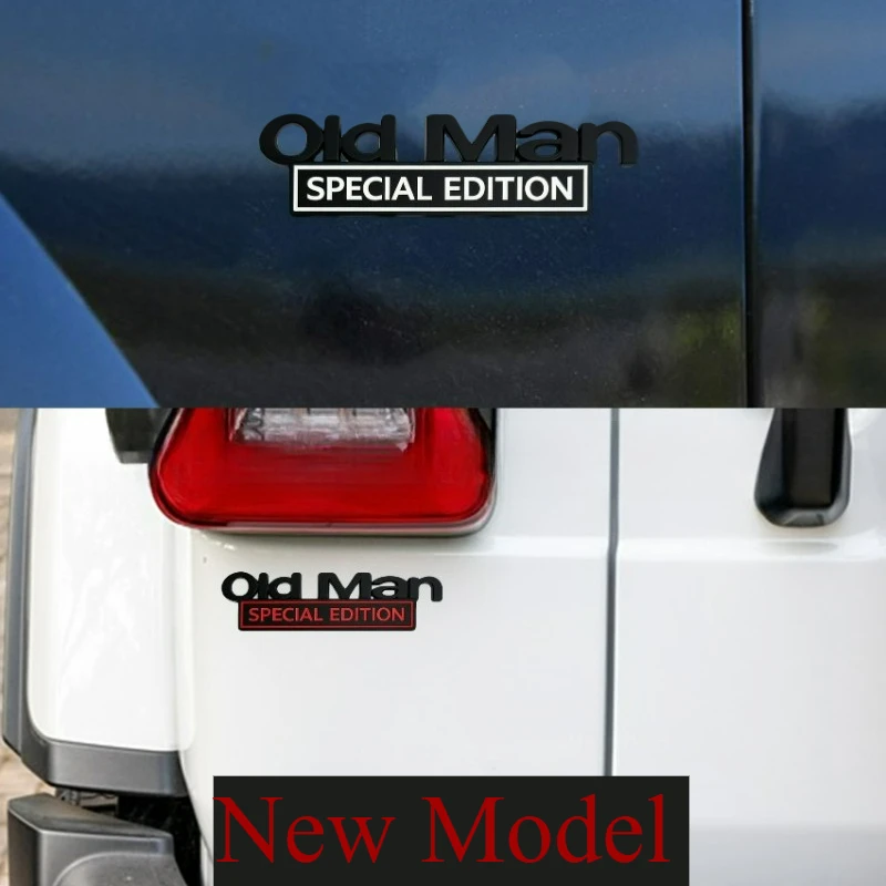 High-quality Metal Stickers - Letter - Oldman Edition and Spacial Type Decorative Accessories Boarding Notice