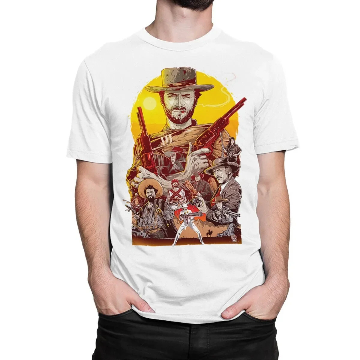 

Футболка Clint Eastwood The Good Bad And Ugly Art, размеры коровы 468251