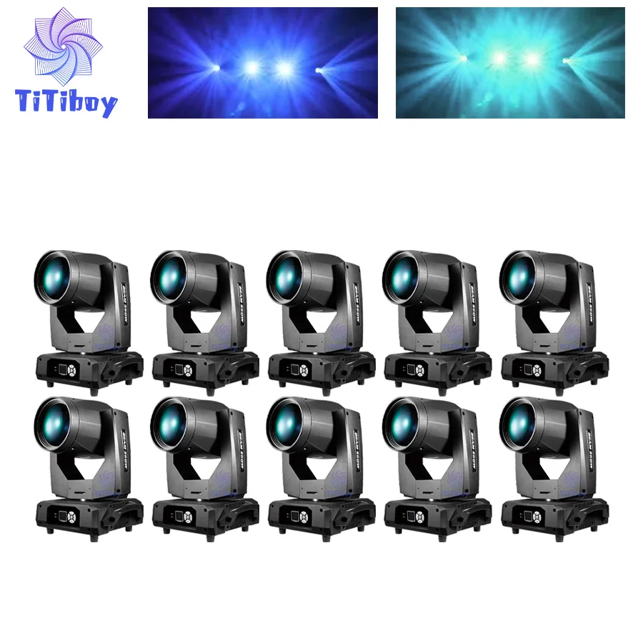 Stage Effect Beam Light, 350W, Moving Head Beam, Professional DJ Lights, Disco KTV, Christmas Party Dance, No Tax, 10Pcs