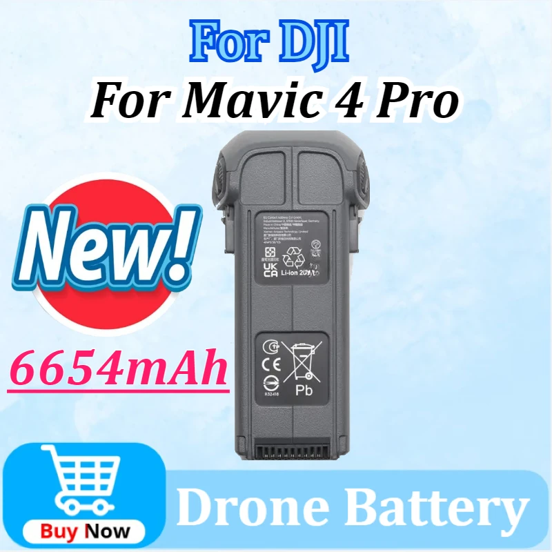 

Upgraded 14.32V 6654mAh for DJI Mavic 4 Pro FlightTime 51 Minutes Intelligent Flight Battery in Stock Fast Charging High Quality