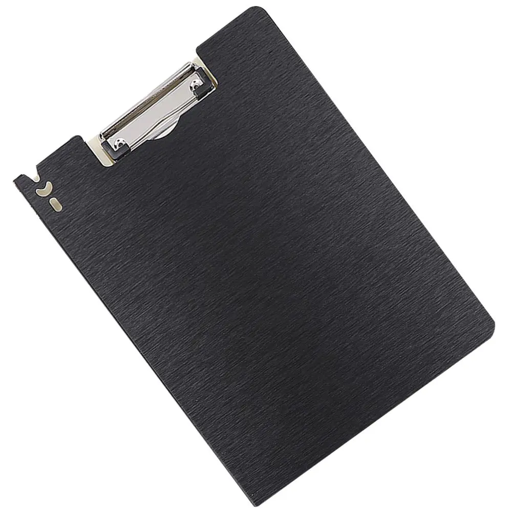 

A4 Profile Clipboard Hardboard Solid Deform Resistant Rounded Corners for Office Use Writing Memos Black Clip Board