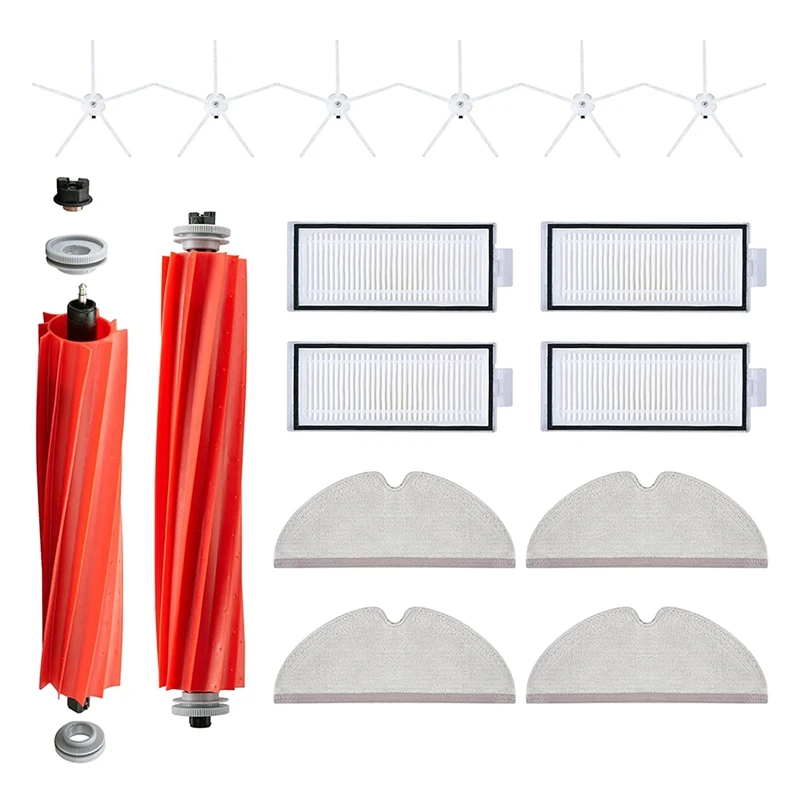 

16 Pcs Accessories Kit For Xiaomi Roborock Q7 / Q7+ / Q7 Max/ Q7 Max+ Vacuum Cleaner Replacement Parts