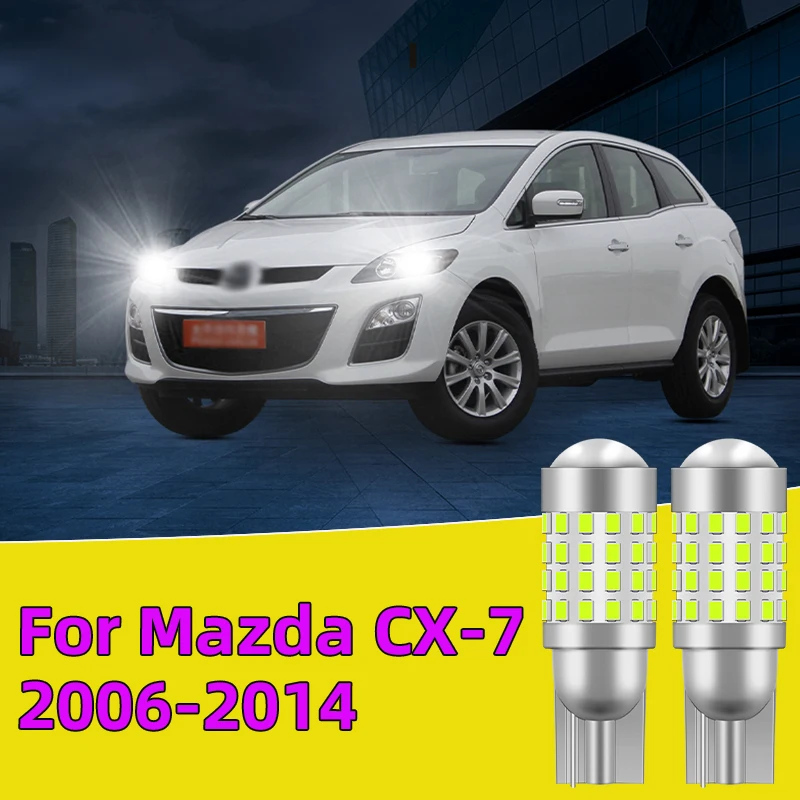 2PCS For Mazda CX-7 2006-2014 Car T10W5W Led Traffic Bulb width light side marker position Signal Lamp 12V24V Clearance Lights