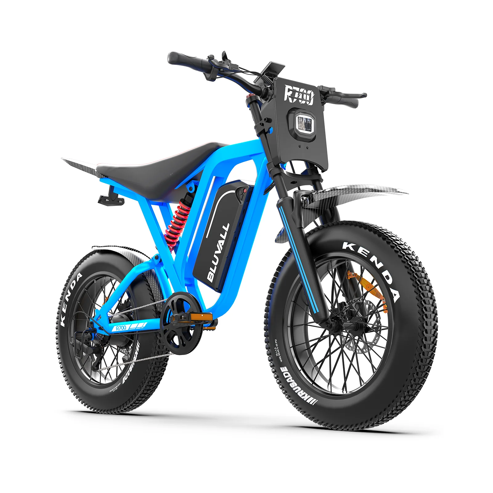 Off Road Electric Bike R700 20x4.0 Tire 1500W 52V25AH Large Capacity Battery Ebike Max 50KM/H 70KM Range Hydraulic Brake E-Bike image 3