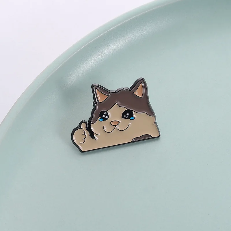 creative-cartoon-cute-pet-badge-cute-like-tearful-cat-brooch-bag-clothing-accessories-anti-glare-fixed-lapel-pin-women's-gift
