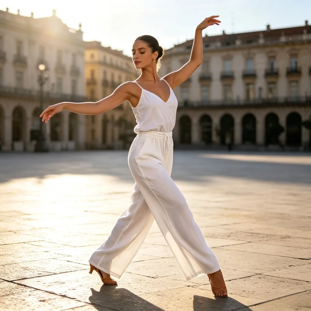 latin-dance-pants-women-solid-cotton-linen-drawstring-loose-trousers-casual-bottom-for-modern-dance-training-daily-street-outfit