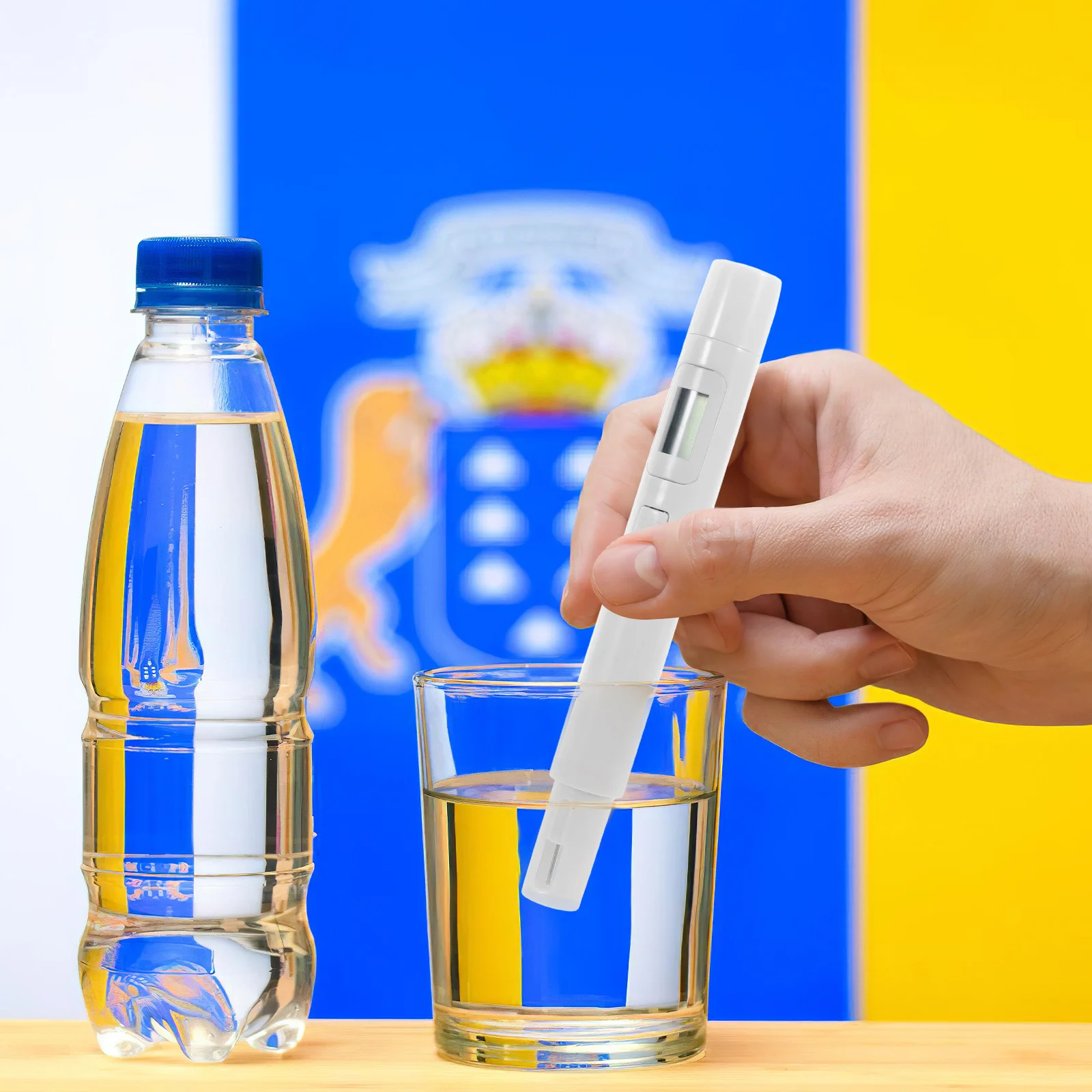 デジタル水質テスター高精度LCDディスプレイプール水族館実験室試験用導電率測定