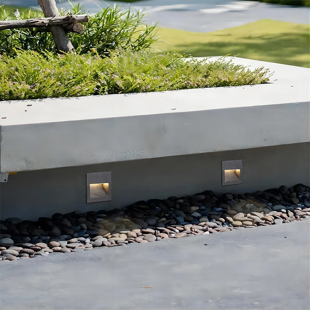 

3W 6W Indoor Outdoor Staircase Foot Lighting Emitting Diode Ladder Light Recessed Wall Light