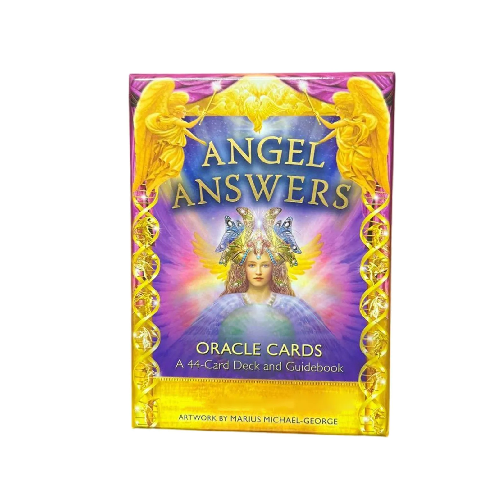 Angel Answers Oracle: A 44-Card And Guidebook, Kids Birthday Party Preferred Gift For Christmas,Holidays, Birthdays,Halloween