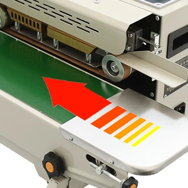 FR-880 Máquina de selagem totalmente automática Máscara comercial compacta Máquina automática de selagem contínua de saco de folha de alumínio para alimentos Plast