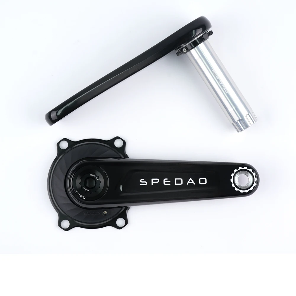 

STLF Patented Carbon Fiber MTB Crankset for Road Mountain Bike Racing New Designed Chainwheel Part for Bicycle Teams