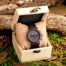 Wooden Men's Luxury Chronograph Watch #5