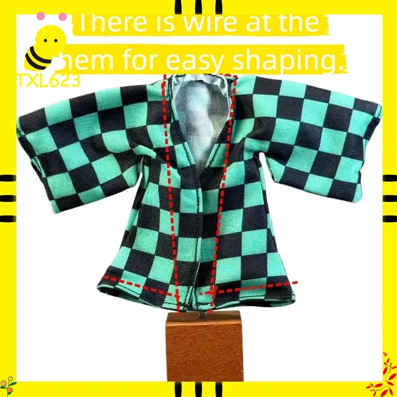 

1/12 Scale Cloth Cape Haori Outfit Set for SHF Demon Slayer Kamado Tanjiro 6'' Action Figure (No Figure Included)