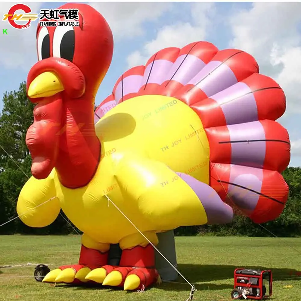 

Outdoor Advertising Giant Inflatable Turkey Model for Thanksgiving Day Customized Inflatable Chicken Replica for Advertising