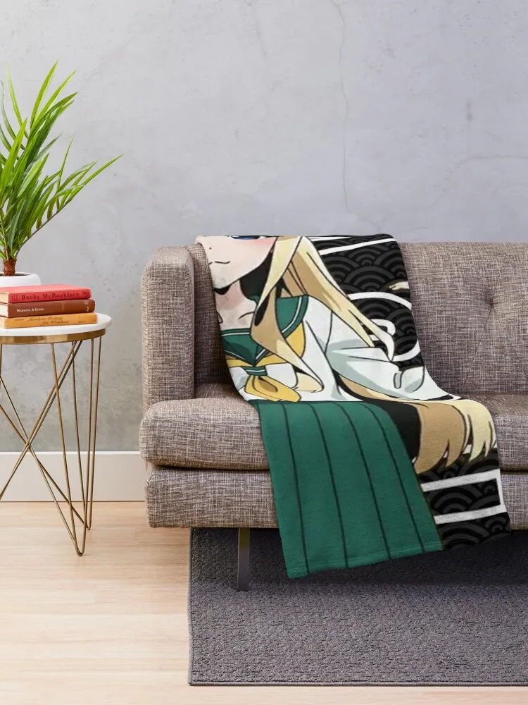 Kaoruko かおるこ Mahou Shoujo ni Akogarete - Gushing over Magical Girls Throw Blanket Stuffeds Retros Blankets