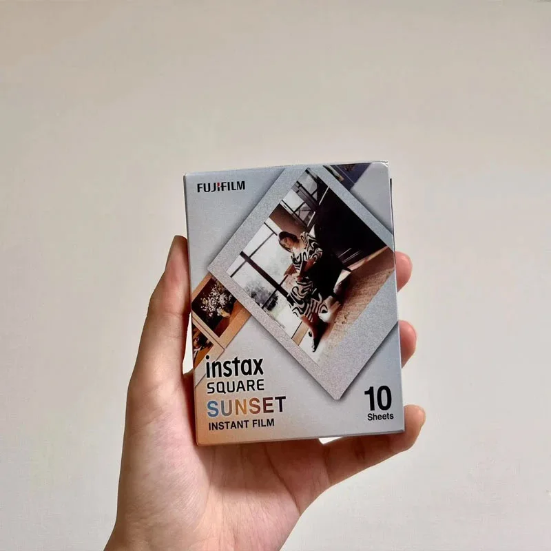 Fujifilm Instax persegi matahari terbenam kertas foto 10-50 lembar untuk Fujifilm Instax persegi SQ6 SQ10 SQ20 Hybrid kamera Film instan