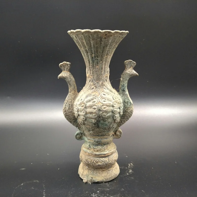 

Antique Crafts Creative Design Antique Antique Imitation Phoenix Vase Copper Ware Ornaments Wholesale