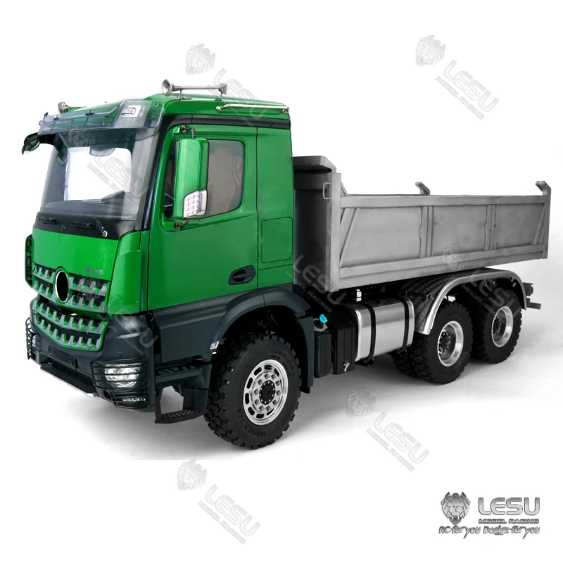 

Gifts LESU 1/14 3348 6X6 3Axles RC Hydraulic Dumper Truck Kabolite Cabin Remote Control Car Model Kit Boys Toys Thzh1216-Smt3