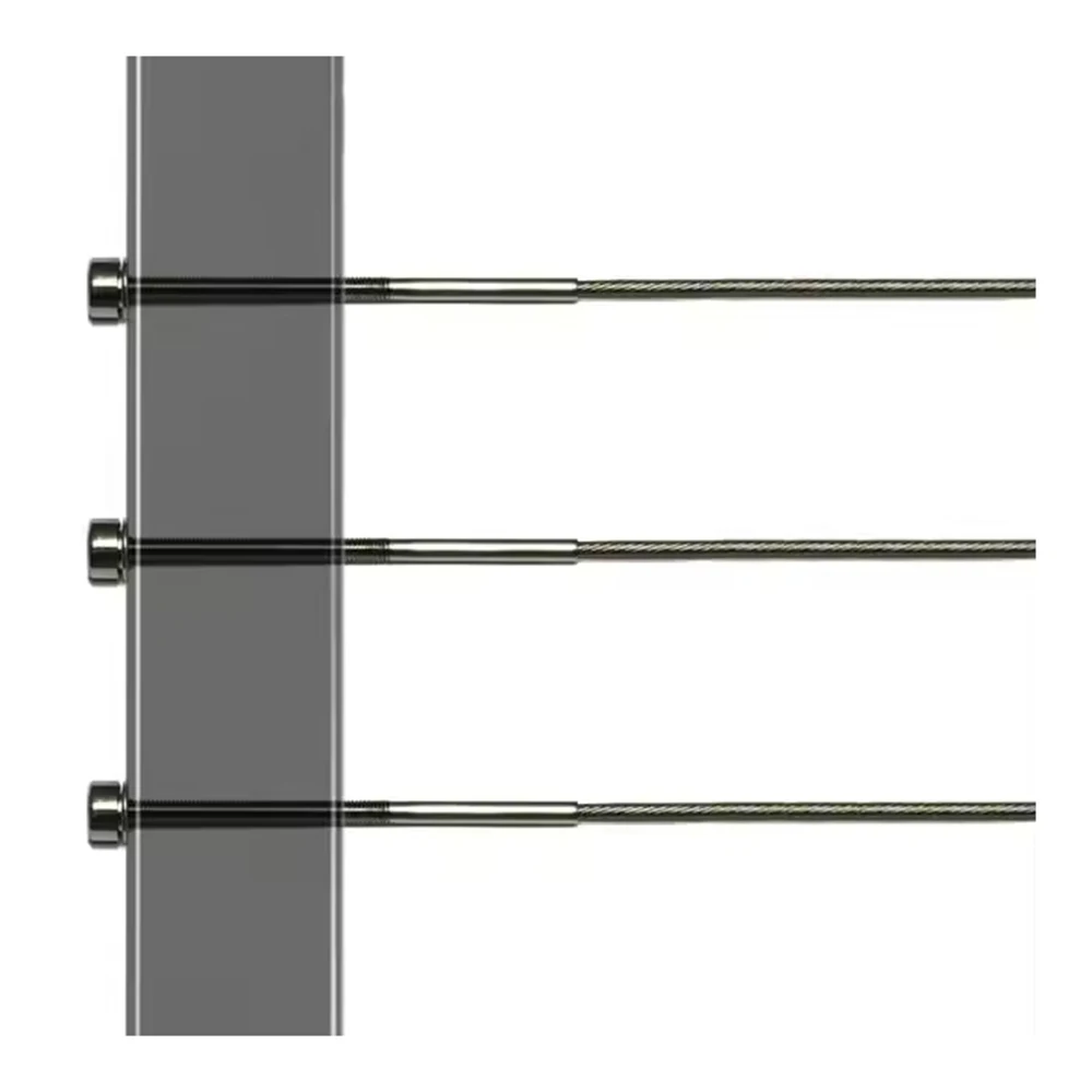 Abrazaderas de cable de acero antideslizantes para barandillas - imagen 2