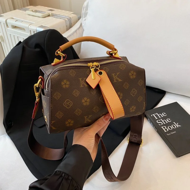 Stylowa damska torba listonoszka Premium skórzana torebka na ramię Luksusowa torebka Tote Markowa elegancka moda