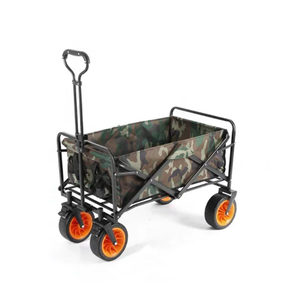 Factory Heavy Duty Foldable Outdoor Festivals Camping Folding Shopping Hand Cart Trolley