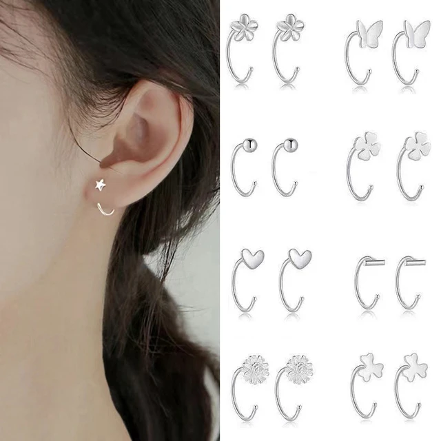 Hypoallergenic Stud Earrings Wholesale Silver Stud Earrings Hypoallergenic Simple Aliexpress