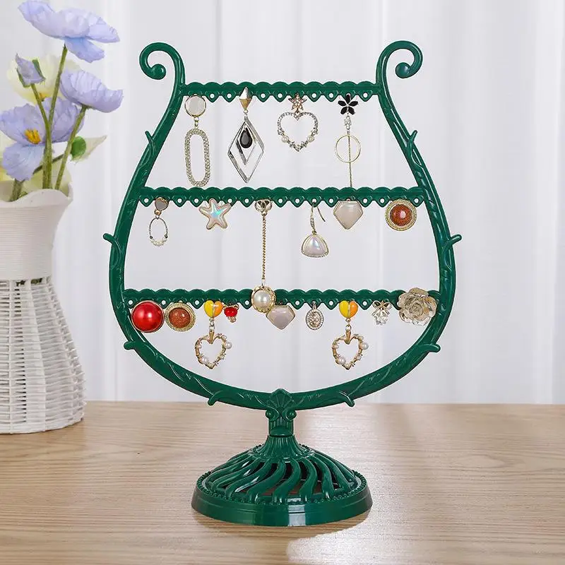 Creative Wine Cup Shape Earrings Display Bracelet Storage Shelf Jewelry Storage Holder Ear Stud Stand Jewelry Organizer