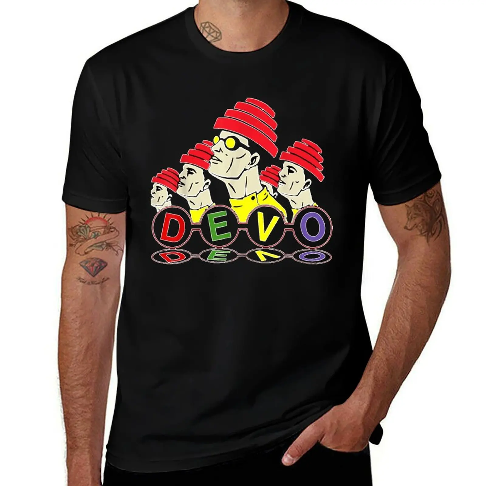 

Funny Devos Ee Funny T-Shirt blacks funny shirt cotton Men's clothing