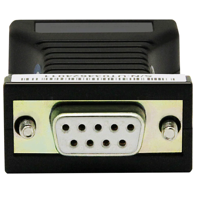 UOTEK RS-232 to Fiber Optic MODEM Multimode ST Interfaces DB9 Optical-Fiber RS232 Converter Transceiver 820nm 2KM UT-2077