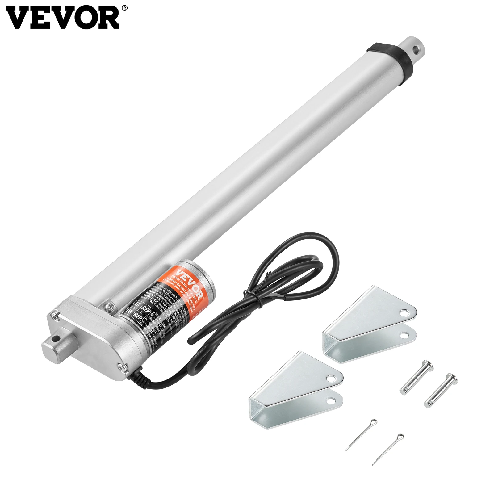 VEVOR 12V Linear Actuator  Electric Linear Motor Controller Homeuse with Mounting Bracket IP54 Protection