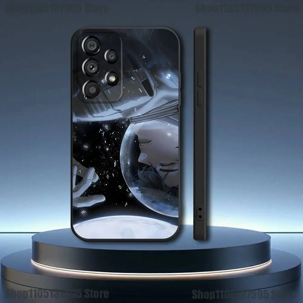 Coque de téléphone avec lecteur omniscient Viewpoint, étui noir souple pour Samsung Galaxy A73,31,32,71,41,53,52,71,22,5G, Note,J7,8,9