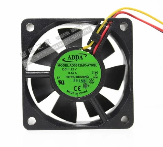 JFG For ADDA AD0612MX-A70GL 6CM 6025 Cooling Fan