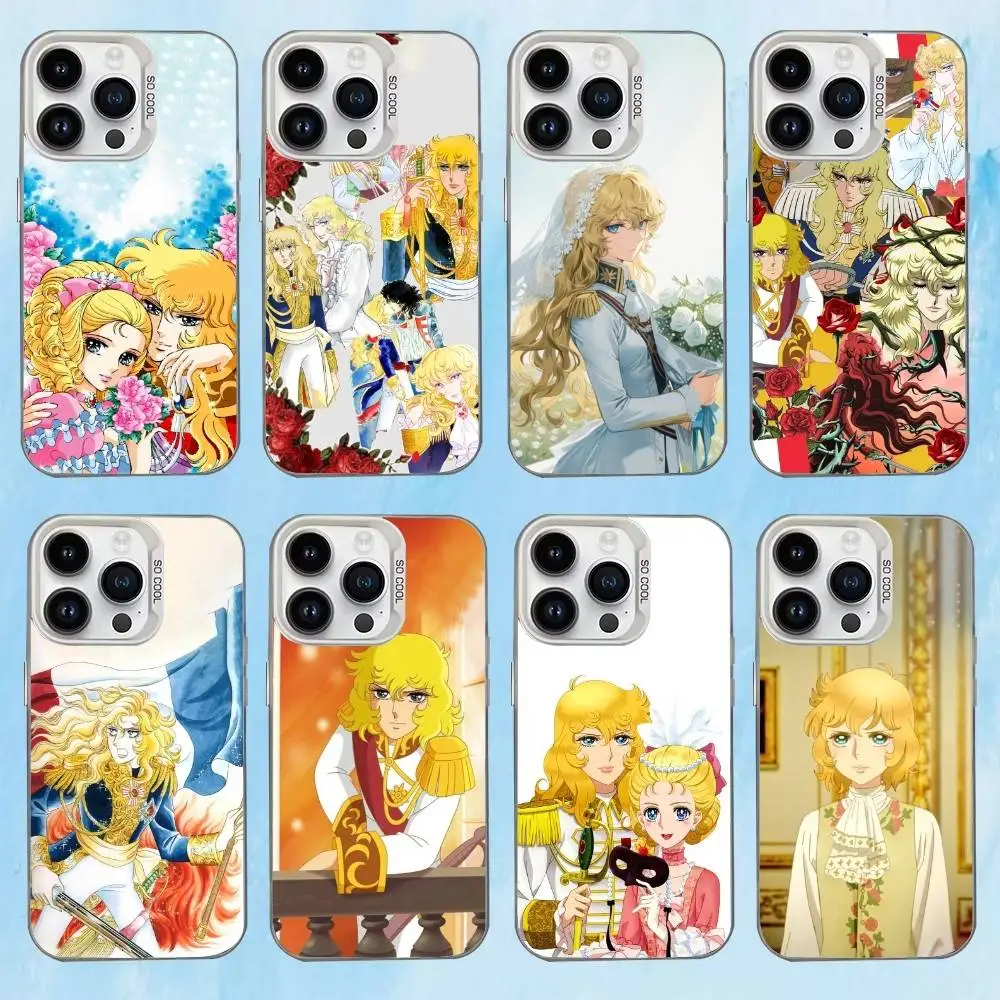 

Lady Oscar M-Movie-2025 Phone Case For iPhone 17,16,15,14,13,12,11 Plus,Pro Max,XS,Colored silver phone case