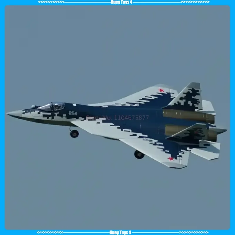 Xfly Dual 40mm Su-57 Dual Engine Channel 12 Blade Fighter Electric Model Aircraft Fixed Wing Model Pnp Outdoor Rc Plane
