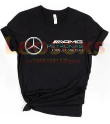 2024 erkek moda serin kısa kollu m-mercedes siyah spor % 100% pamuk hediye T-Shirt