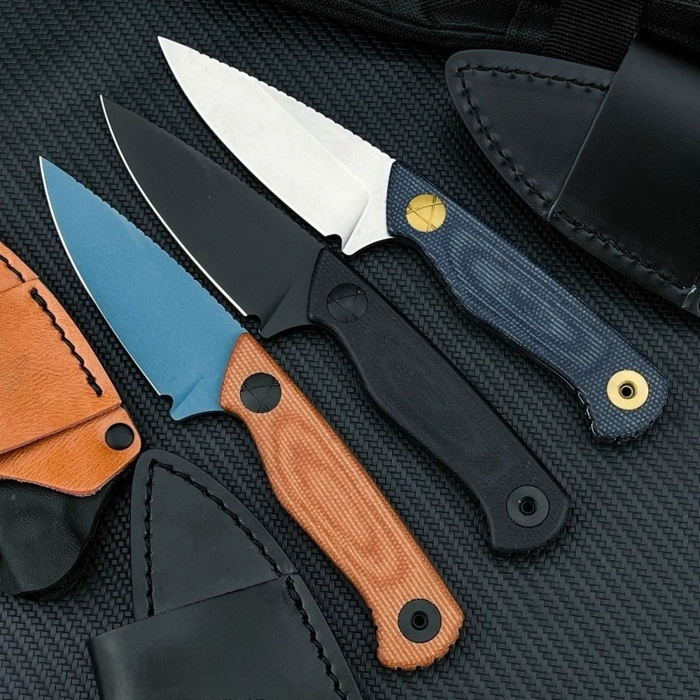 

203-1 Multiple Styles High-quality Lightweight Straight Knife D2 Blades Non-slip Handles Multi-purpose Outdoor Camping Equipment